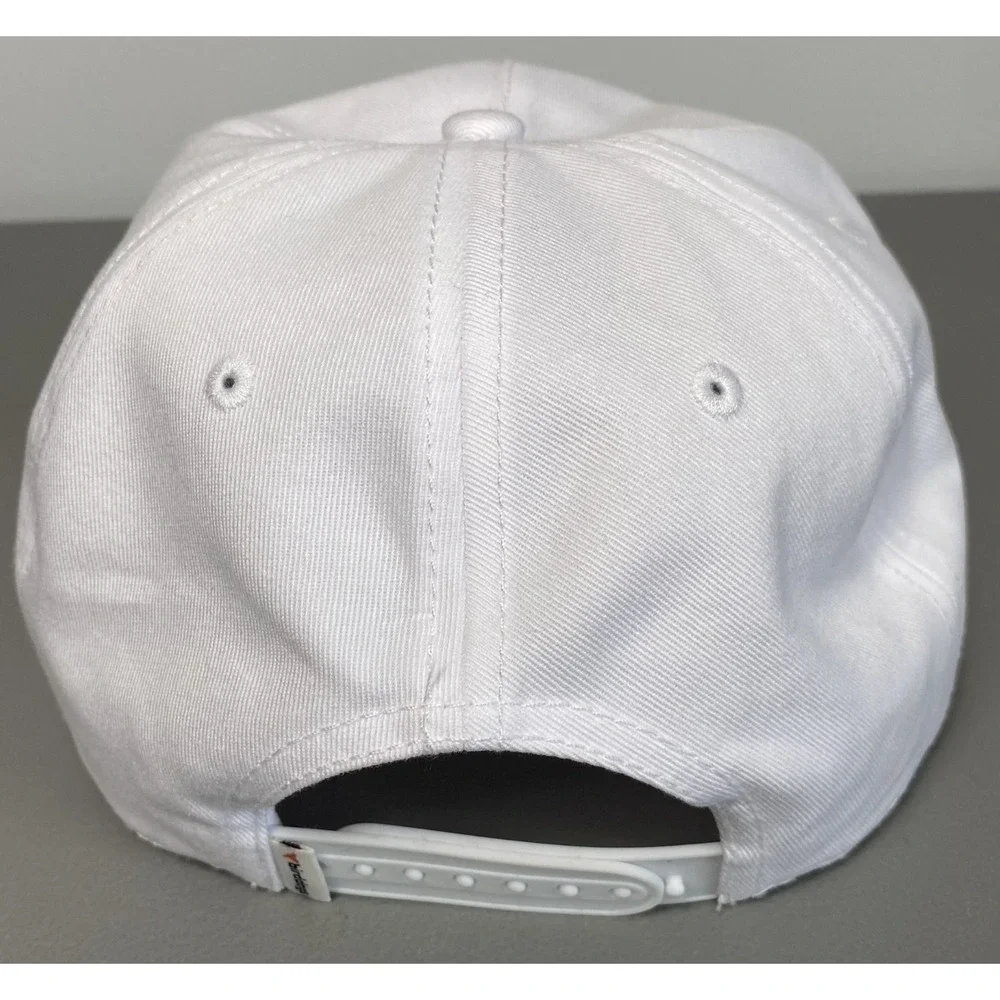 Birddogs White Rope Hat Snapback Cotton Twill Embroidered Bird Logo Cap Men